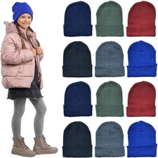 Yacht & Smith 12 Pack of Winter Beanie Hats Bulk for Men Women Kids