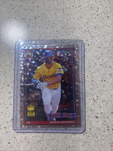 2025 Topps 75th Series One Roman Anthony Holographic Rookie Card T91-71 RC