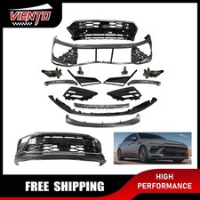 Complete Front Bumper Cover Kit For 2024 2025 Hyundai Sonata Hybrid Sel