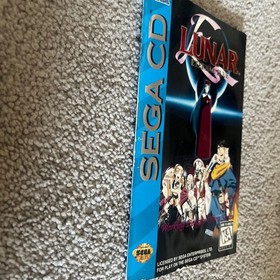 Sega CD Lunar Eternal Blue Manual Only - w/ Registration Card Authentic 