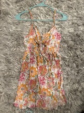 Women s Multicolor Floral Sundress Size M Sho...