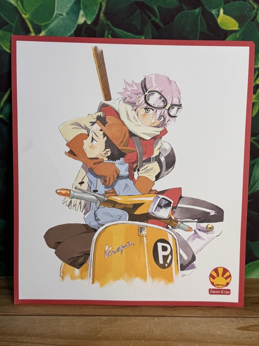 FLCL Fooly Cooly Haruko & Naota Vespa Japan Expo Promotional