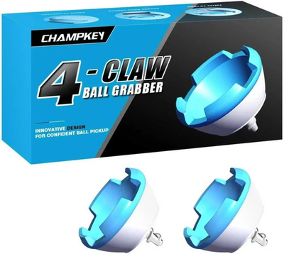 #ad CHAMPKEY 4 Claw Pressure Golf Ball Grabber 2 Pack Premium Golf Ball Retriever $15.80
