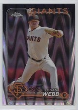 2024 Topps Chrome RayWave Refractor Logan Webb #168 16kt