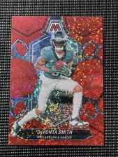 2024 Panini Mosaic Prizm Red Sparkle Philadelphia Eagles DeVonta Smith #C