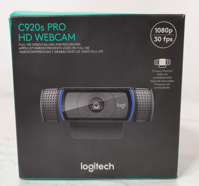 Logitech C920s Pro HD Webcam 1080p/30FPS - New/Sealed