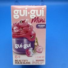 Gui-gui Mini Clear Slime Charm Kit By Moose Toys New Release 2026 Clear Pink