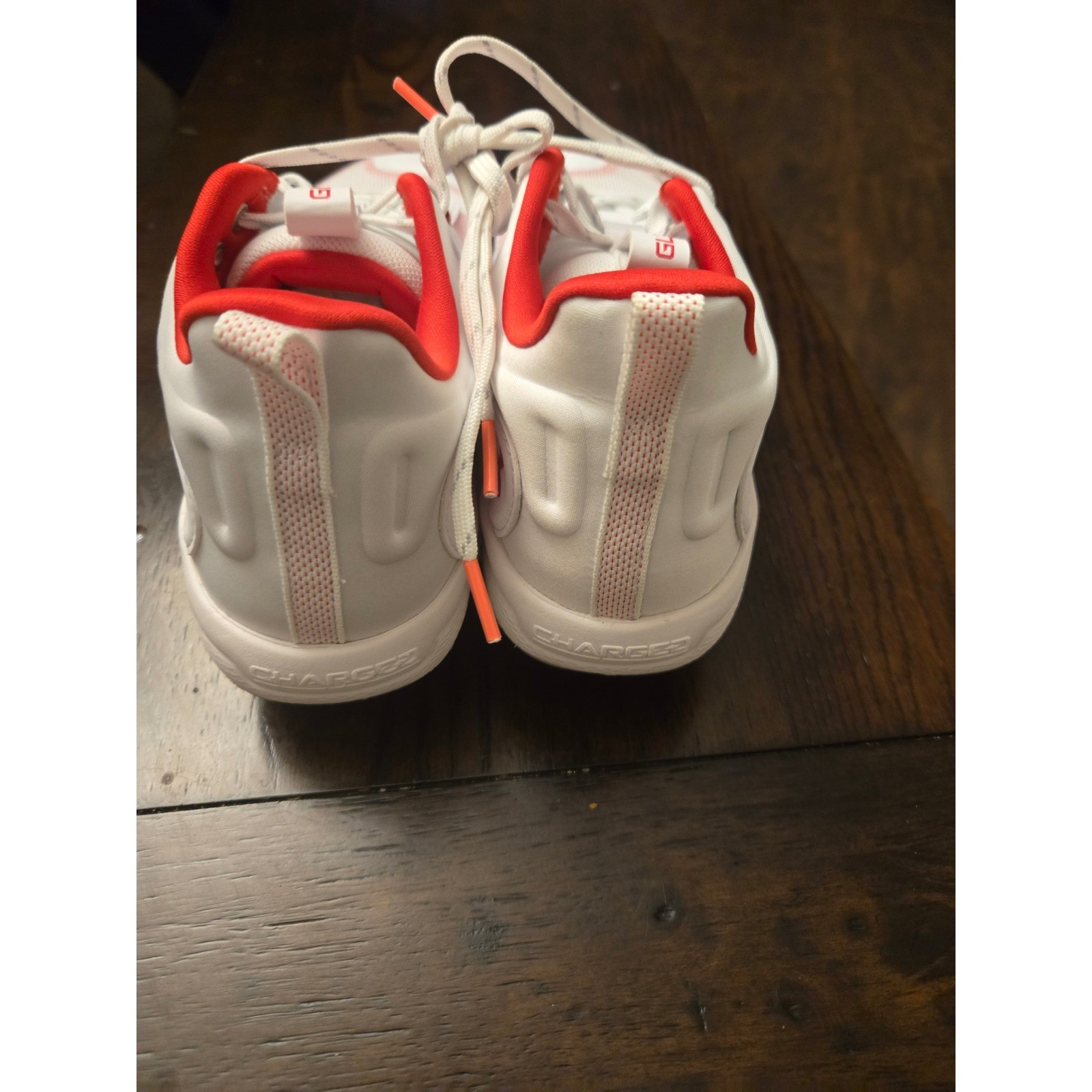 Under Armour Glyde RM White Red Women's Molded Baseball Softball Cleats Size 9.5 thumbnail 3