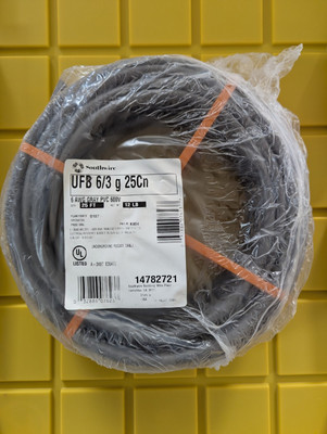 Southwire 14782721 6/3 AWG Underground Feeder Wire