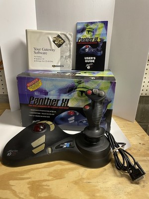 MadCatz Panther XL Arcade Flight Controller Joystick Trackball PC W/box READ