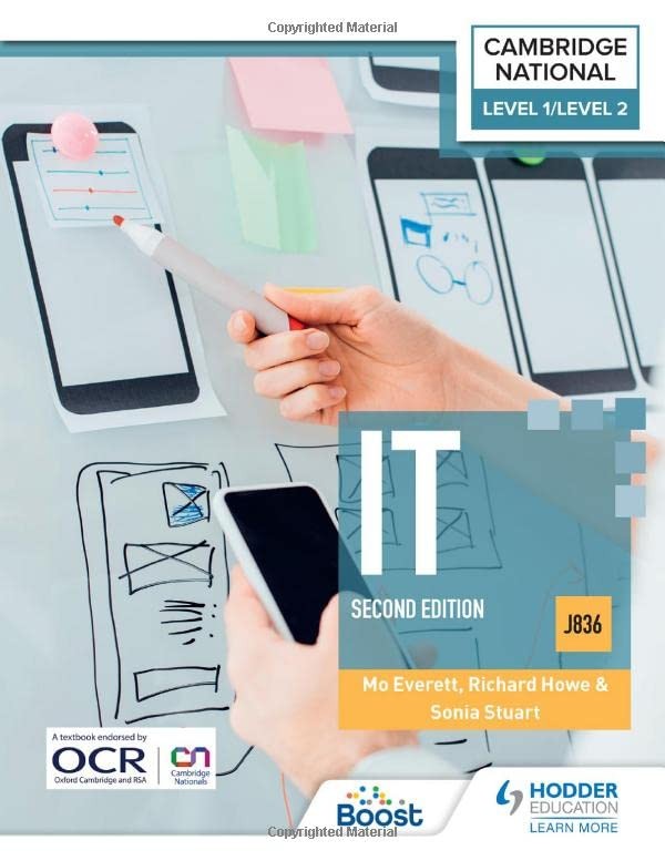 Level 1Level 2 Cambridge National in IT J836 by Maureen Everett PAPERBACK - Image 9