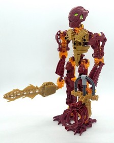 Lego Bionicle Inika Toa Jaller Figure Complete Missing Spheres Sword Works 8727