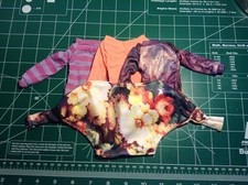 Handmade sweatshirts lot for 1/4 MSD bjd doll