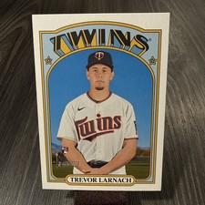 Trevor Larnach Rookie #622 2021 Topps Heritage Minnesota Twins Baseball Card MLB. rookie card picture