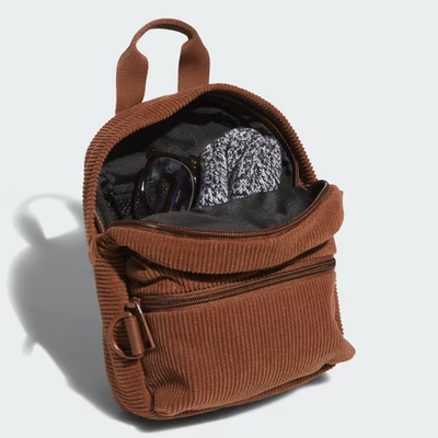 Adidas Corduroy Trefoil 2.0 Mini Backpack Preloved Brown IU9312 | eBay