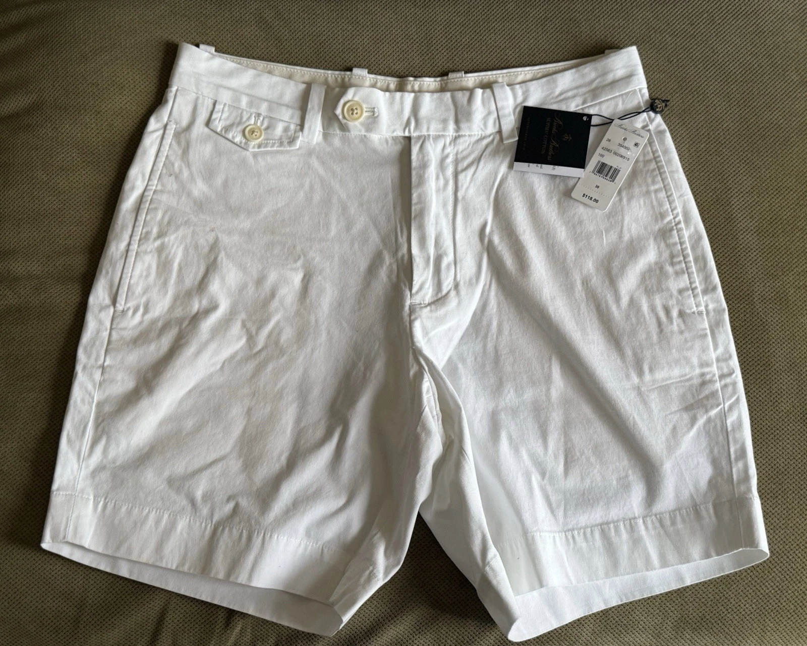 Brooks Brothers Supima Chino 7 Inch Shorts White Size 30 - BRAND NEW WITH TAGS
Opens in a new window