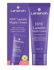 Lansinoh HPA Lanolin Nipple Cream 40ml - Soothing & Safe for Breastfeeding Moms