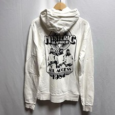 HYSTERIC GLAMOUR Girl Print Zip Hoodie White Size M Y2K