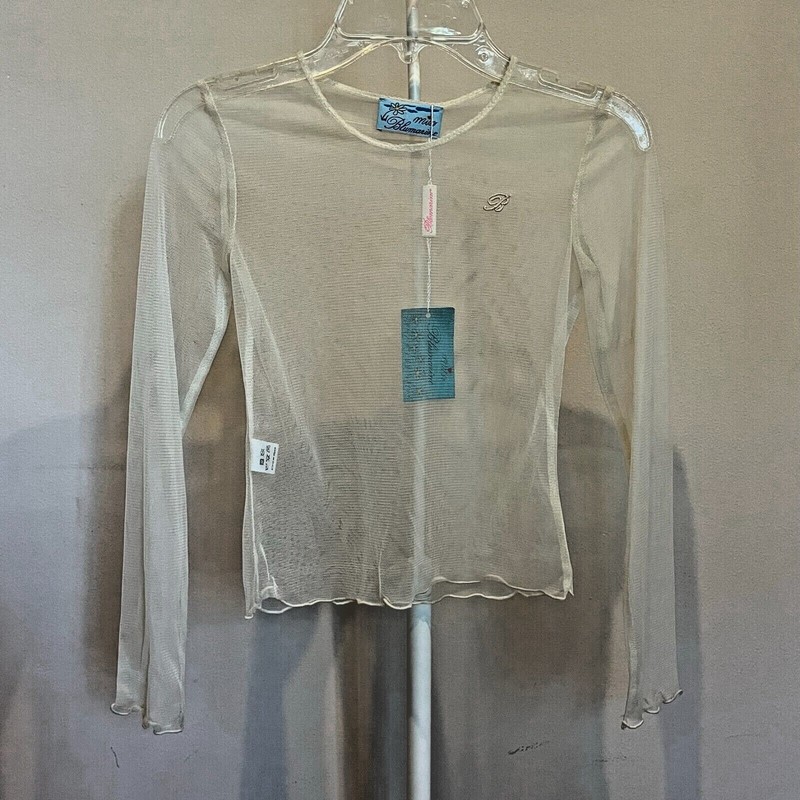 NWT Miss Blumarine Mesh Top, Girls, sz 10