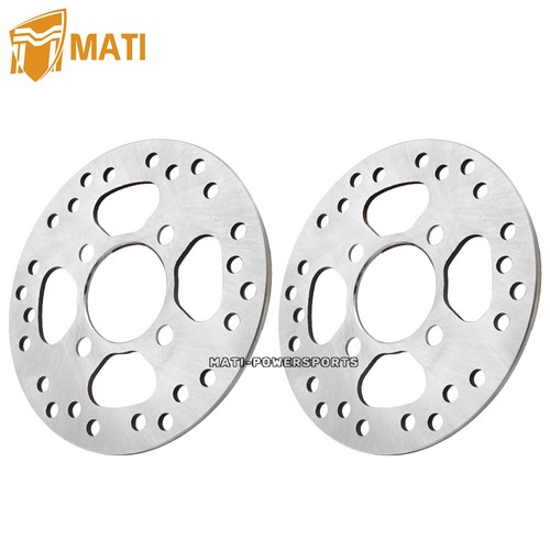 2 x Front Brake Disc Rotor for Kawasaki KFX450 FX450R 2008-2014 KFX700 2004-2011 - Picture 3 of 8