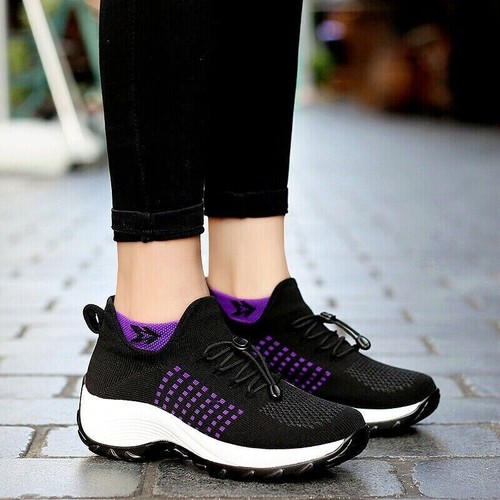 Damen Ortho Stretch Cushion Sneakers Orthopädische Diabetiker-Laufschuhe~ - Bild 3 von 28