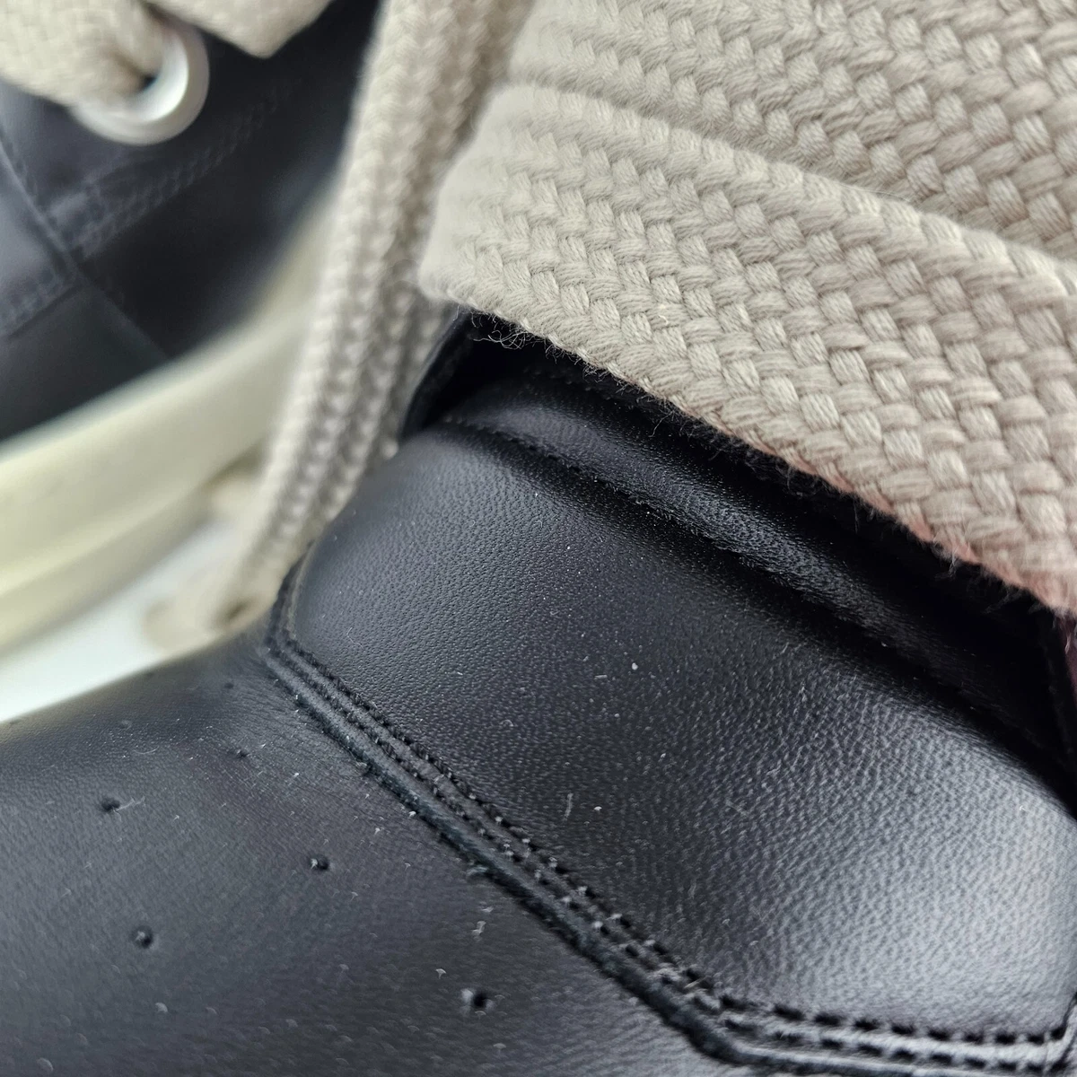 定番の冬ギフト Owens Rick ジオバスケット BLACK/MILK 【サイズ42