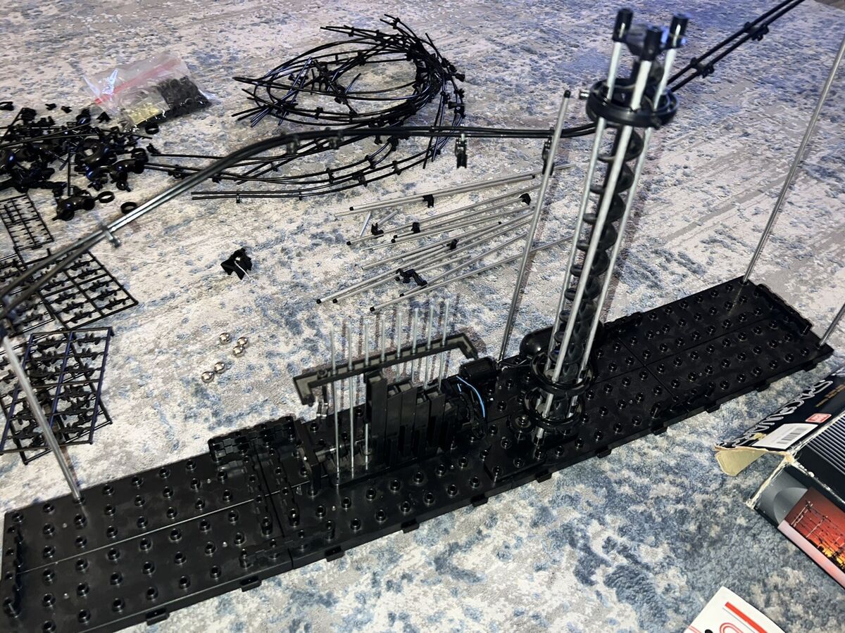 Spacewarp Bandai Black Wolf Roller Coaster - open Box,WORKS, For Parts Or Repair Spacewarp Bandai Black Wolf Roller Coaster - open Box,WORKS, For Parts Or Repair