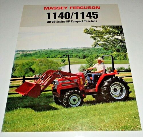 *Massey Ferguson MF 1140 1145 Compact Tractor Sales Brochure Literature Ad - Afbeelding 1 van 2