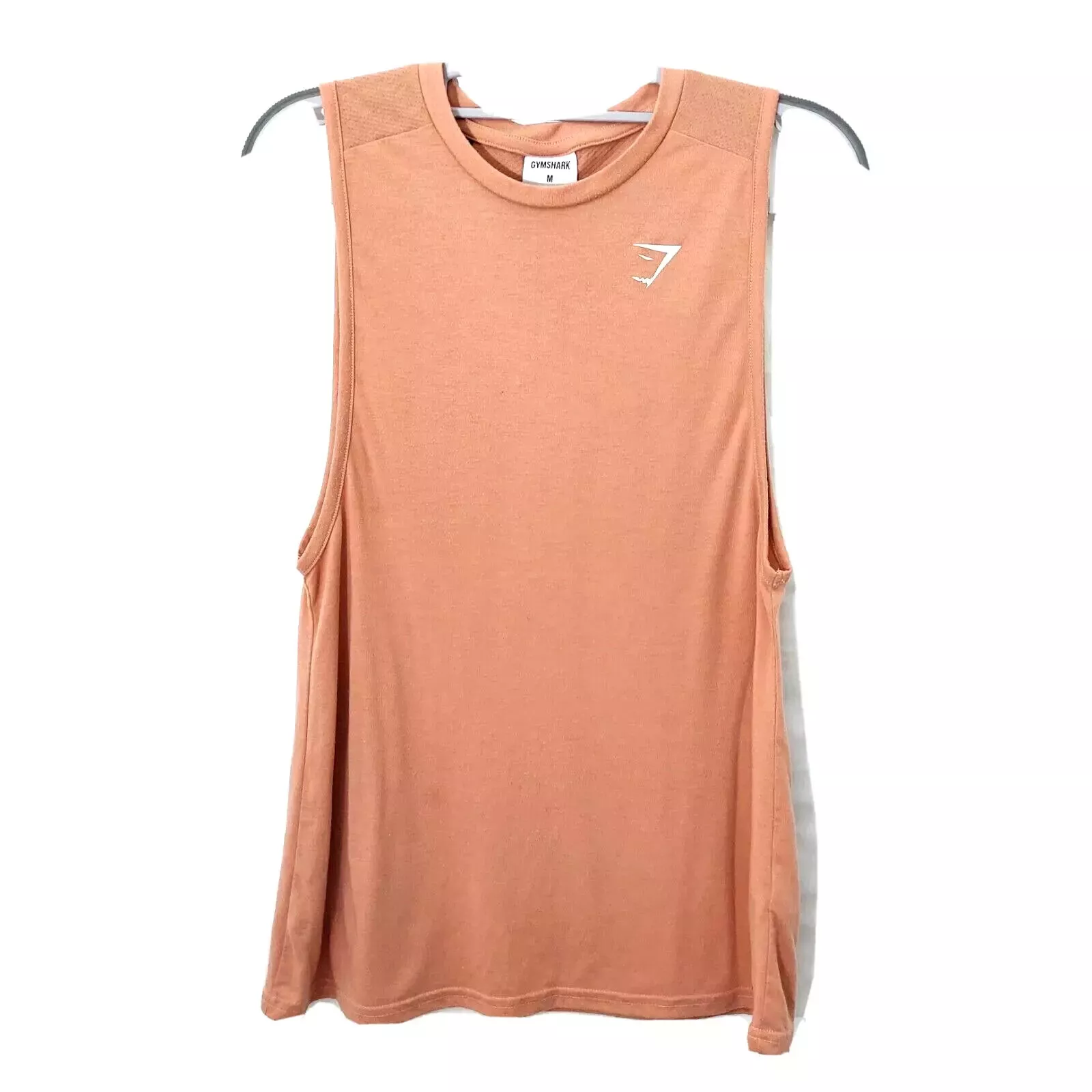 gymshark tank drop sleeve training loose fit breathable sweat wicking tank-top