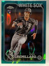 2024 Topps Chrome ZACH REMILLARD Aqua Lava Refractor /199 RC CHICAGO WHITE SOX