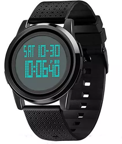 Reloj digital para hombre con cron metro alarma fecha