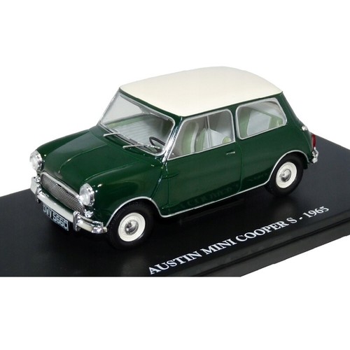 Austin Mini Cooper S 1965 - Bleu Clair - 1:24 Whitebox - Modèle Neuf