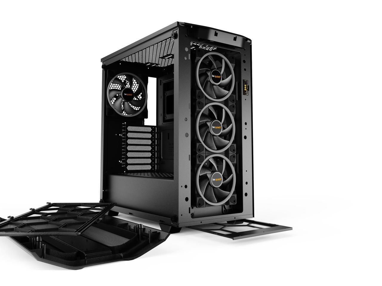 будьте спокойны Корпус для компьютера Pure Base 500 FX ATX Mid Tower с 4-гигабайтным накопителем Light Win