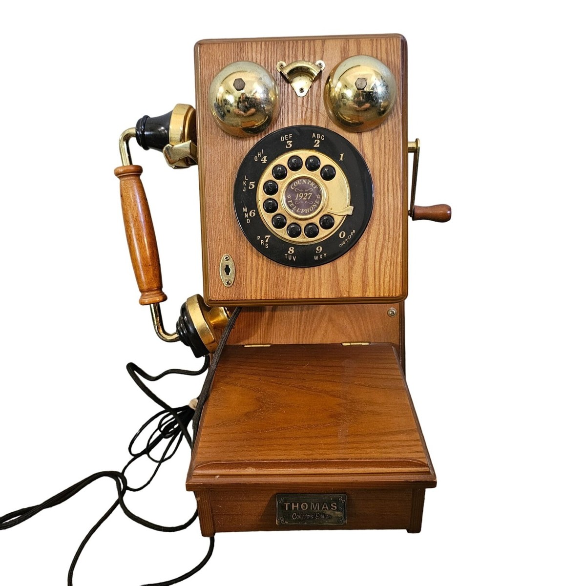 Thomas Collector's Edition Vintage Wall Phone 1927 Country Replica
