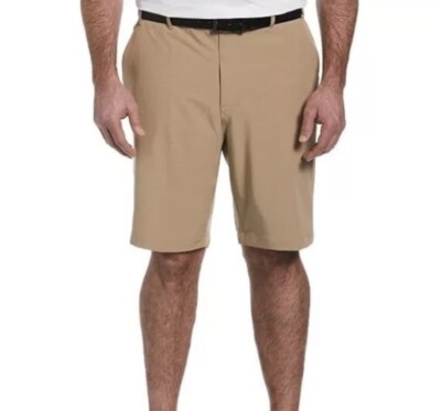 Callaway Stretch Shorts Flex Fabric Opti-Dri Mens 44BW Khaki Heather NWT