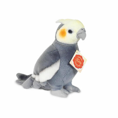 Teddy Hermann cockatiel cuddly toy stuffed animal bird plush 17 cm