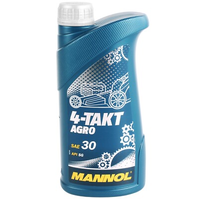 1 LITER 4-TAKT MOTORÖL MANNOL 4T ÖL SAE 30 API SG JASO MA/MA2 GARTEN GERÄTE