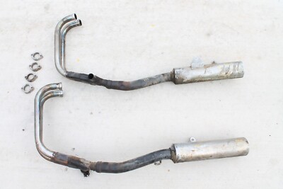 1985 - 1987 Kawasaki Ninja 600 ZX600A RX Muffler Mufflers Exhaust Header Pipes