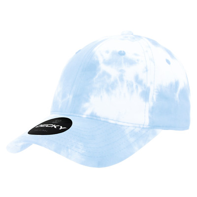 Decky Unisex 6 Panel Low Profile Relaxed Tie Dye Dad Hat - 7205