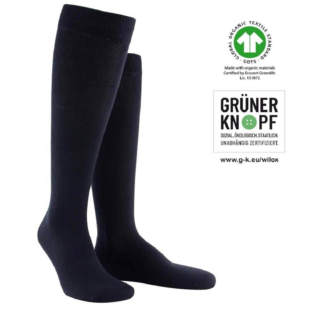 Wilox Donna Calzettoni Bio Cotone Gots Cotone Organico