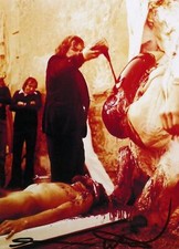 Hermann NITSCH, Aktion - Bluttaufe - Fotographie