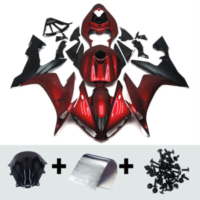 Candy Red Fairing Kit for 2004 2005 2006 Yamaha YZF R1 ABS Injection Bodywork