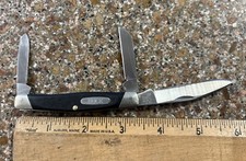 Vintage Buck 303 3 Blade Stockman Folding Knife USA Made Delrin Handle