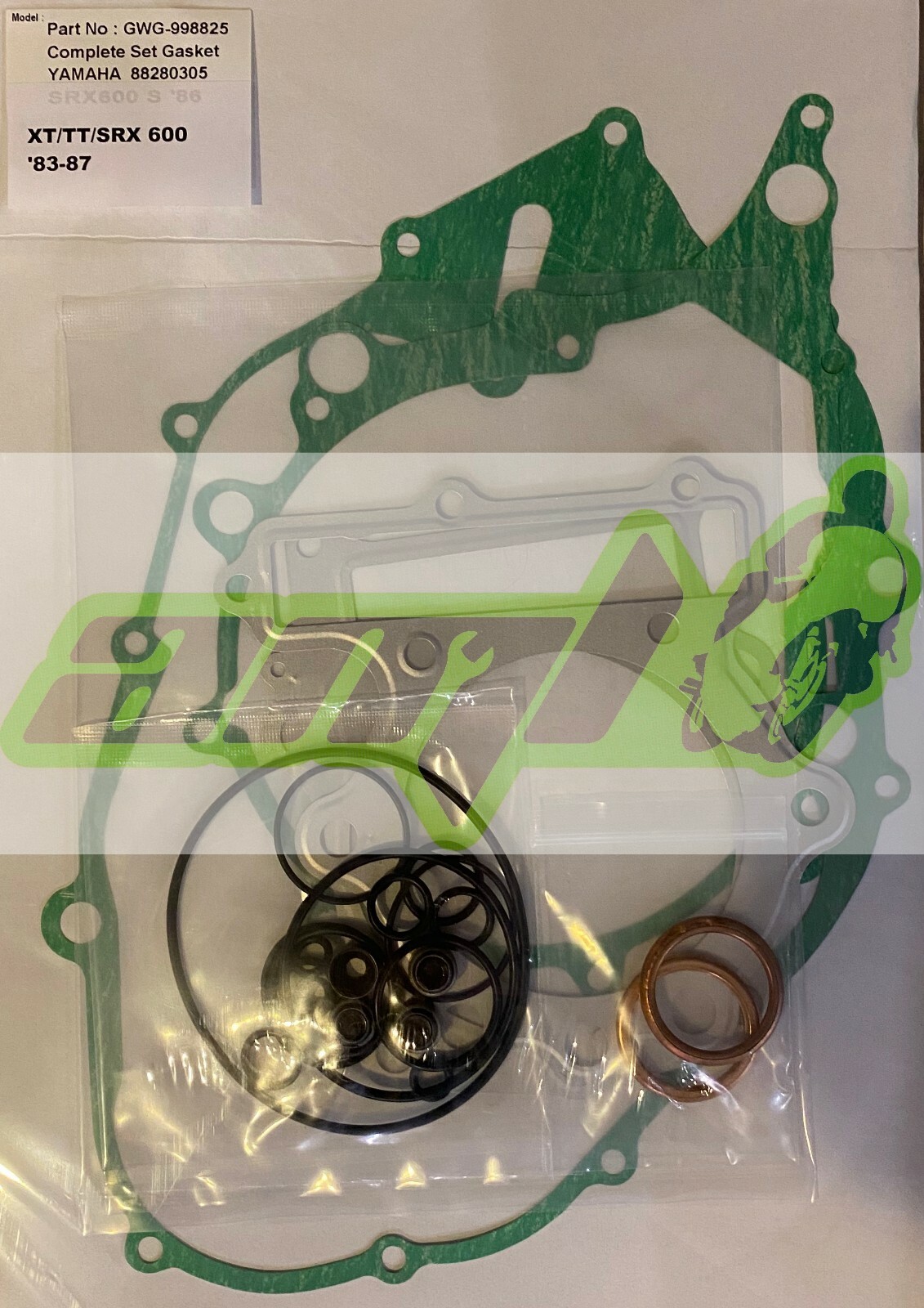 Pochette de joints moteur XT 600 Z Tenere fabrication haute résistance