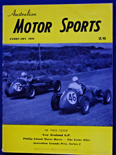Australian Motor Sports 1958 Feb Lotus Elite Lorraine Dietrich Australasian & NZ