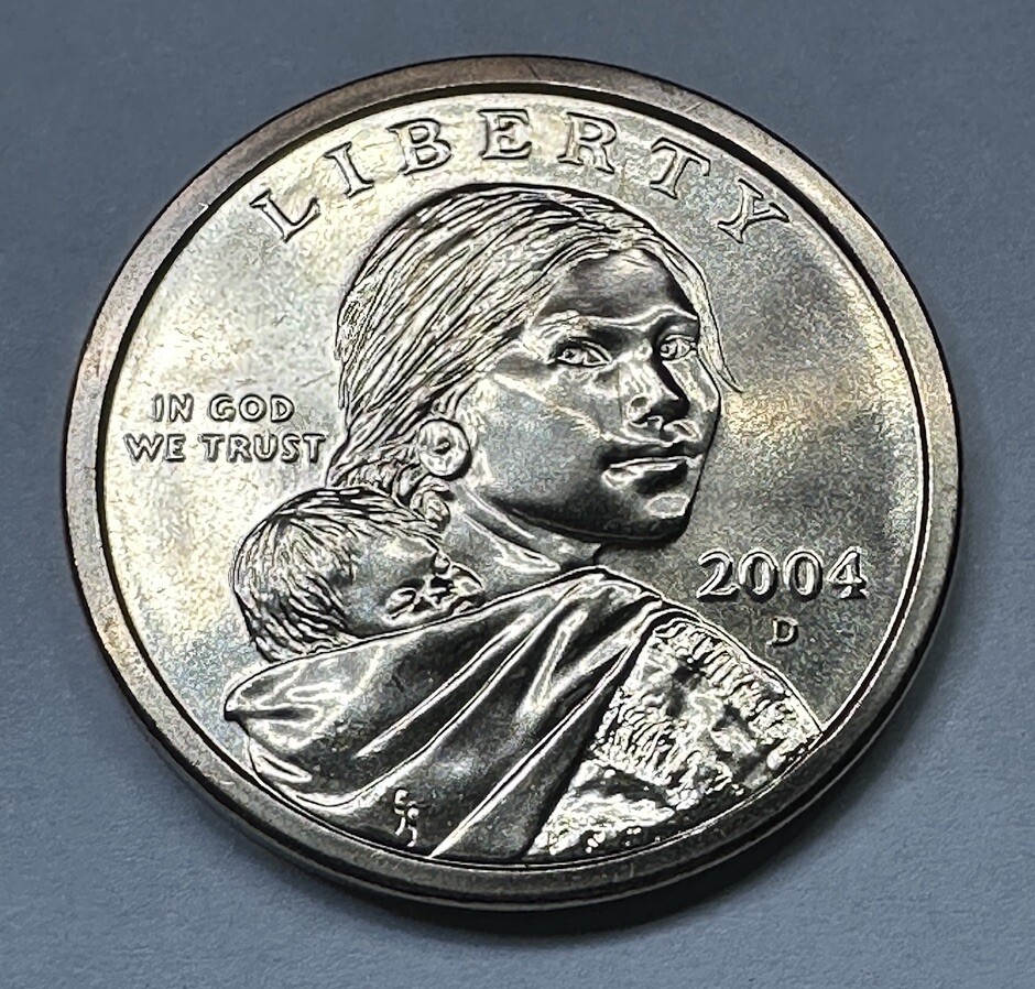 2004-D Sacagawea $1 Dollar Coin Uncirculated BU from US Mint Set
