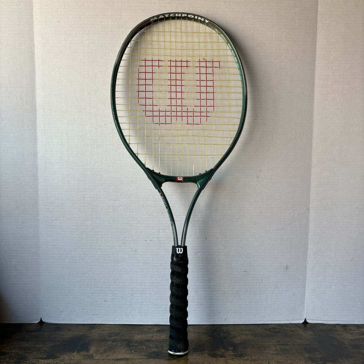 Raquette Wilson Match Point Alu Vintage – Taille 4 3/8, Housse USA, Fabriquée US