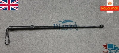 DJANGO-ENTERPRISES Hochwertige Echtleder Kugelkopf Einzelschwanzpeitsche geizig Auspeitscher versaute Bullwhip