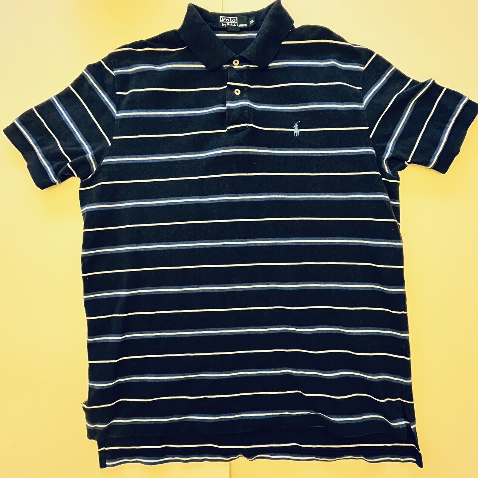 VTG Polo Ralph Lauren Golf XL Shirt And Vest! Nav… - image 1