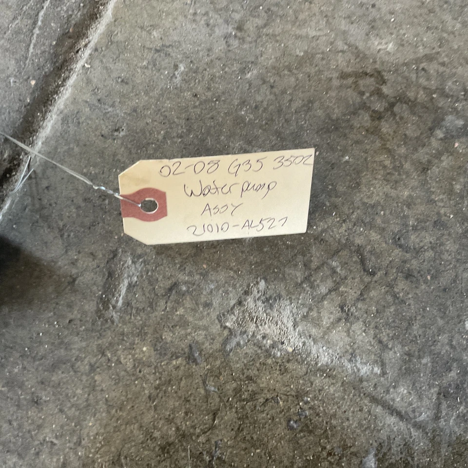 02-08 Conjunto bomba agua Infiniti G35 Nissan 350Z 21010-AL527 Foto 2 de 4